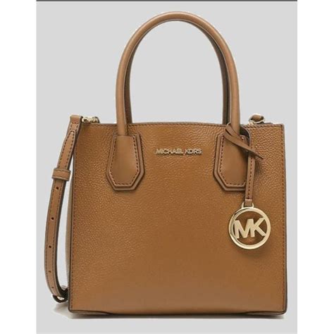 michael kors mercer 33f6sm9e3l damen taschen|Michael Kors leather satchel.